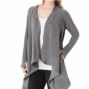 Cuddle Duds hooded wrap cardigan